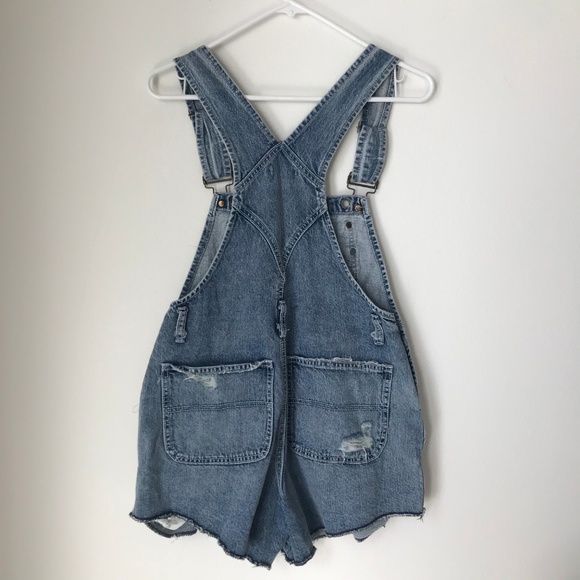 [LF] Carmar Jacobs Distressed Denim Overalls - Picture 4 of 6